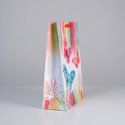 Пакет ламинированный вертикальный Бабочки, L 40 х 31 х 11.5 см - Дарите счастье фото 2