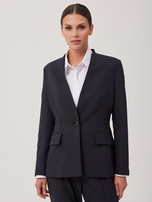 Пиджак женский 1231134004 black - Eleganzza фото 2