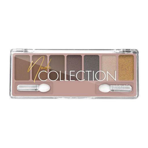 LavelleCollection Тени для век NUDE COLLECTION 7-ми цветные тон 05 коричнево-золотистый нюд