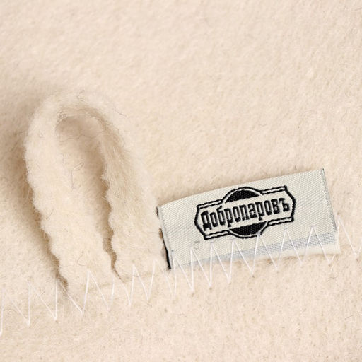 Шапка для бани и сауны женская, с аппликацией, полиэфир 70%, шерсть 30%, «Добропаровъ»