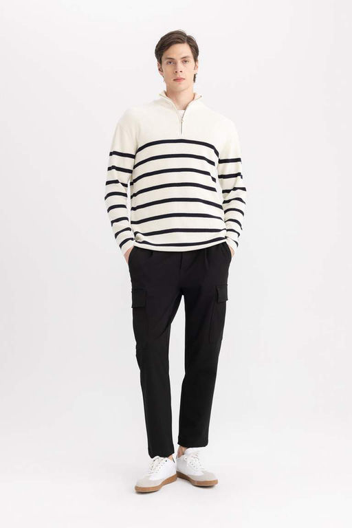 Прямые брюки Cargo Jogger, эластичные во всех направлениях - Defacto фото 4