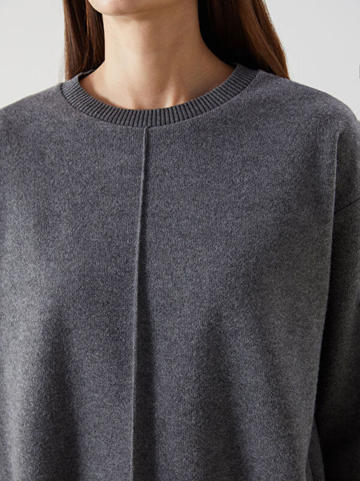 Bisiklet Yaka Kad?n Triko Kazak