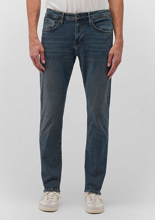 Jake Pro Sport Puslu Indigo Mavi Jean Pantolon