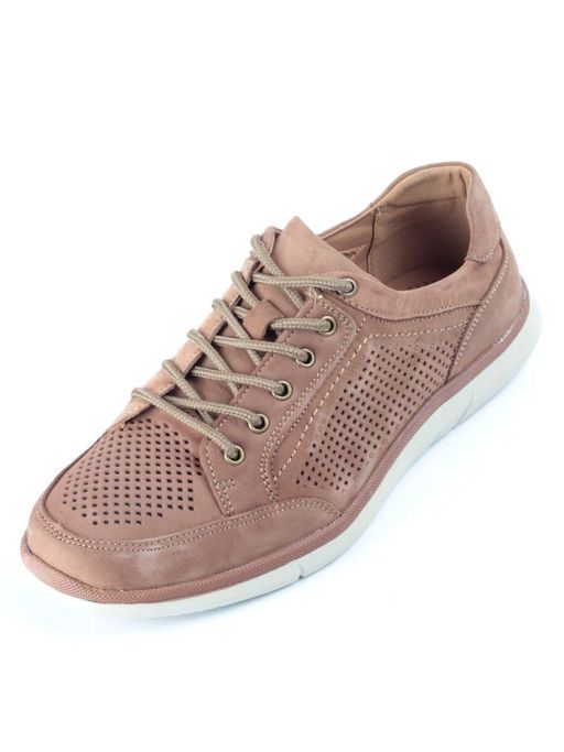 02-K698A-6 BROWN Полуботинки мужские (натуральная кожа,нубук) - Фабричный китай фото 4