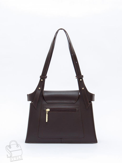 Сумка женская кожаная 2388Y coffee Polina&Eiterou  в Новосибирске