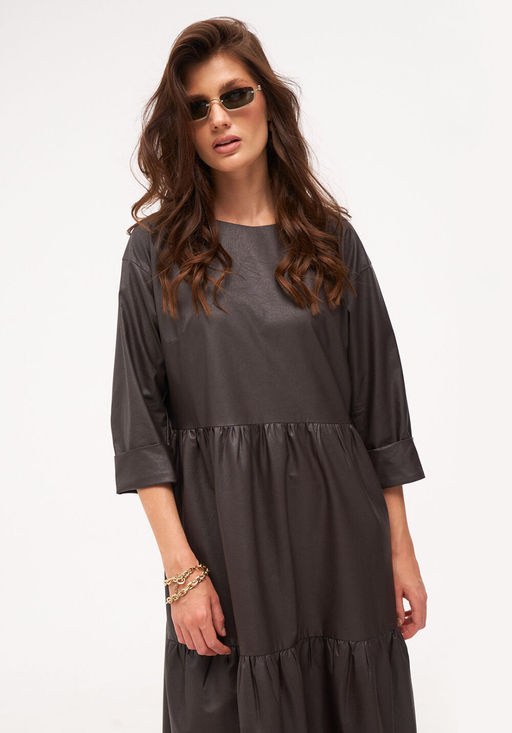 Платье KaVari 1093 коричневый  фото 8