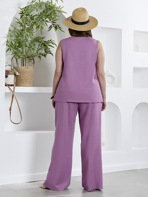 Брюки Камео-2 из вискозы со льном - Виотекс фото 36