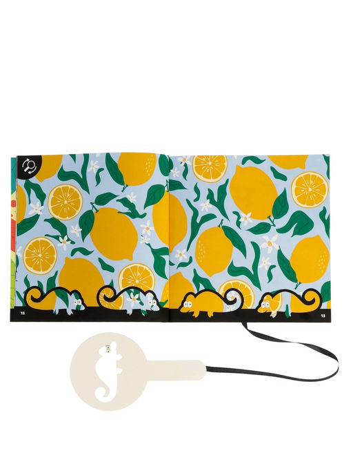 Книга-находилка с лупой "Поиски хамелеона"