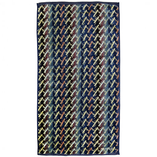 Missoni-3002 Полотенце махровое 50х90см, плотность 375гр/м2, 100% хлопок, велюр, синий, Bolangde (Китай) - Домашняя мода фото 2