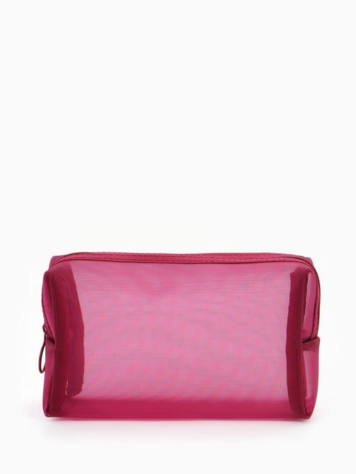 Косметичка дор Сетка 18*7,5*10, отд на молнии, бордовый