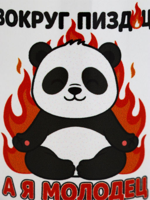 Кружка керамическая «Я молодец», панда, 320 мл