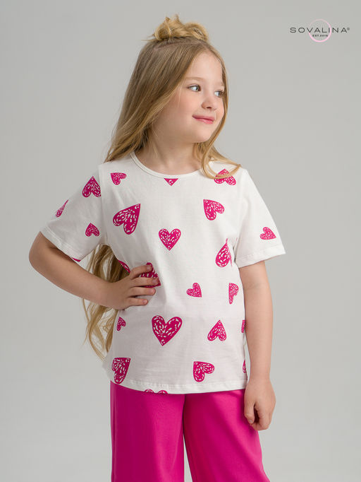 Костюм Лето разбитое сердце-фуксия - Sovalina фото 5