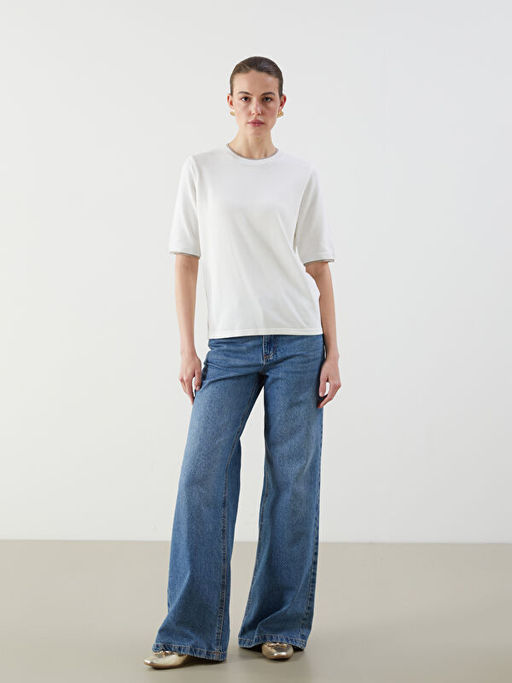 Bisiklet Yaka Kad?n Triko Kazak