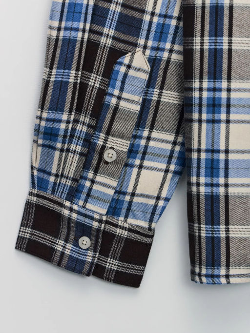 Фланелевая рубашка в клетку / Zarina