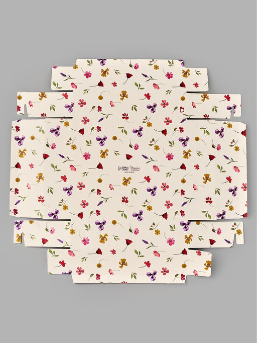 Цена за 2 шт. Коробка подарочная «Нежность», тиснение, 23.5 × 20.5 × 5.5 см