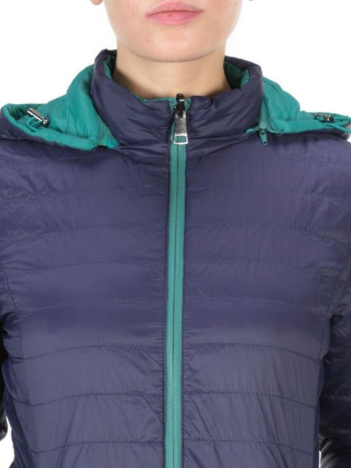 9313 TURQUOISE/BLUE Куртка демисезонная двухсторонняя женская RIKA (100 гр. синтепон) - Fashion фото 10