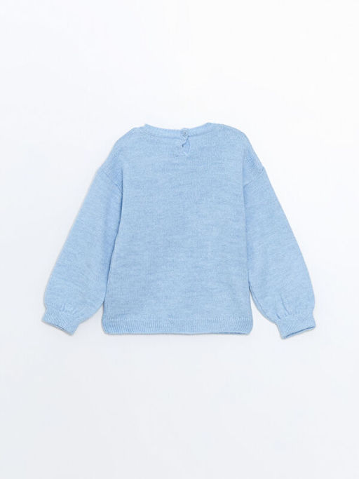 Bisiklet Yaka K?z ?ocuk Triko Kazak - Waikiki фото 2