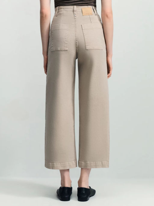 Джинсы укороченные с высокой посадкой ZR2604092322-66 / Zarina