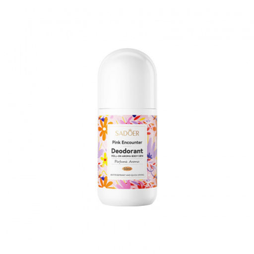 Sadoer Pink Encounter Deodorant 50ml - Дезодорант женский (Жасмин, Клубника, Гвоздика)