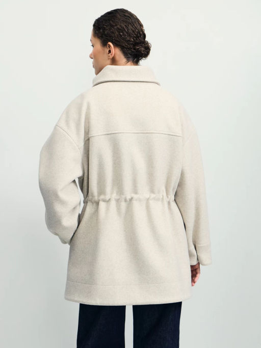 Парка из пальтовой ткани на кулиске / Zarina  фото 7