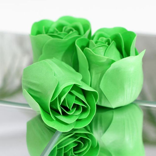 Мыльные розочки, зелёные, набор 3 шт. - Simaland фото 4