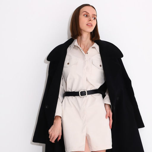 Ремень женский, ширина 3 см, винт, пряжка метал, цвет синий - Simaland фото 3