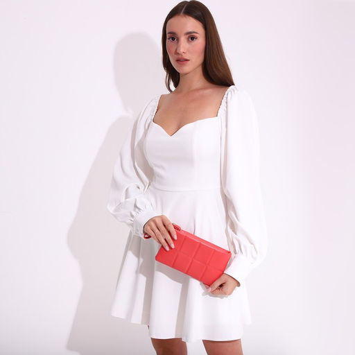 Сумка-клатч на молнии, цвет красный - Simaland фото 6