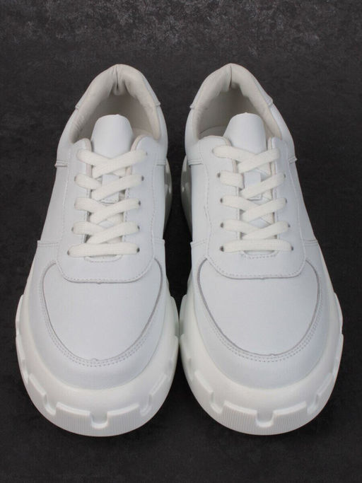 05-PDXL102-1 WHITE Кроссовки женские (натуральная кожа)