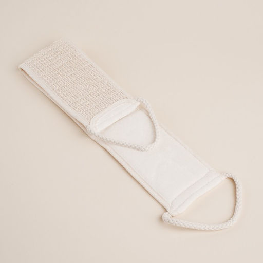 Мочалка - лента массажная SL Home «Ортика», крапива, 60×10 см, бежевая