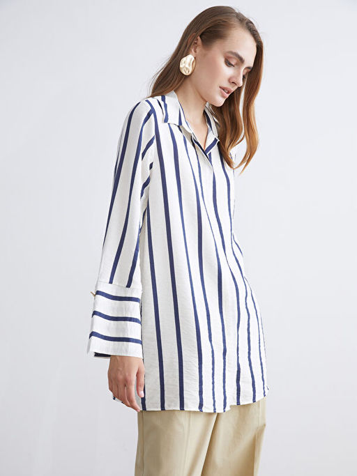 ?izgili Kad?n G?mlek Tunik