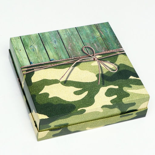 Цена за 5 шт. Коробка складная, Стратегический запас 23 х 23 х 6,5 см - UPAK LAND фото 4