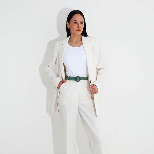 Ремень женский, ширина 2.5 см, винт, пряжка металл, цвет светло-зелёный - Simaland фото 3