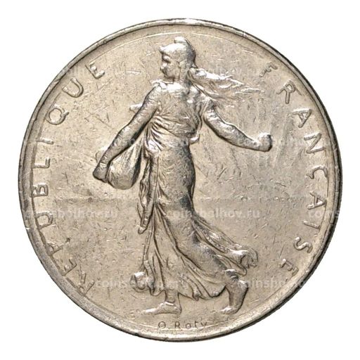 Монета 1 франк 1976 года Франция