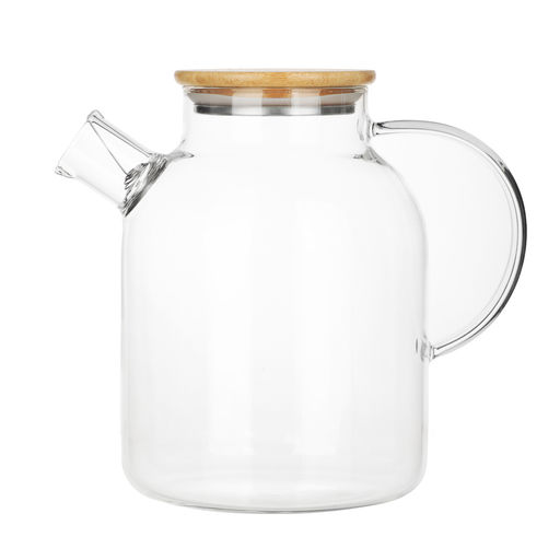 Чайник заварочный 1800мл,стекло, бамбуковая крышка тм VETTA Эко арт. 850-985
