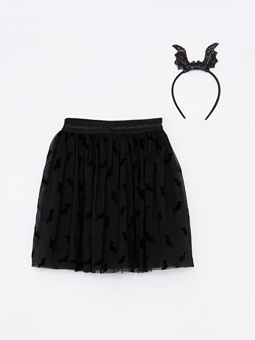 Beli Lastikli Desenli K?z ?ocuk Etek ve Ta? - Waikiki фото 2