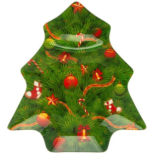 Цена за 6 шт. БЛЮДО ДЛЯ СЕРВИРОВКИ КОЛЛЕКЦИЯ РОЖДЕСТВЕНСКАЯ СКАЗКА25СМ - Lefard фото 2