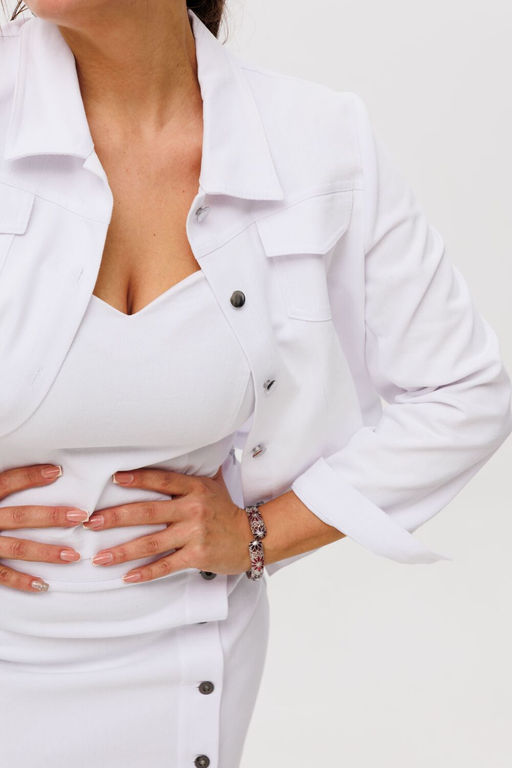 Жакет ANELLI 717 чистый белый  фото 4