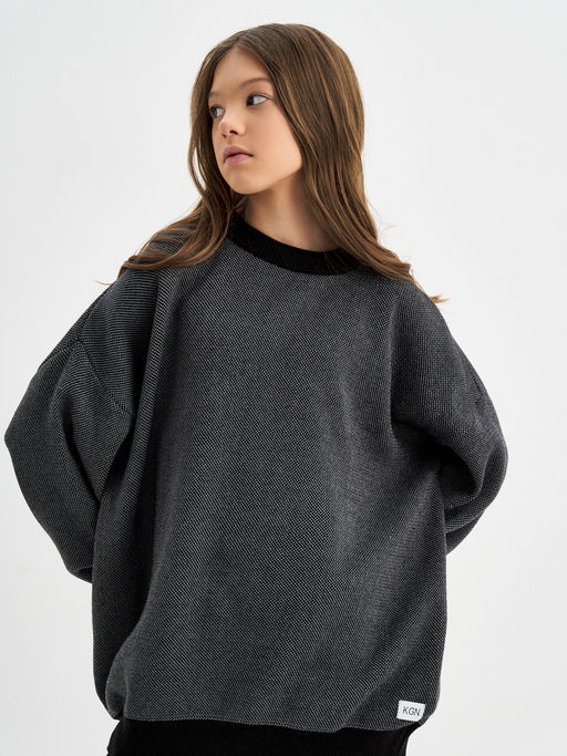 Черный джемпер для мальчика