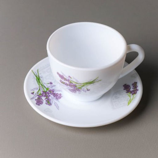 Чайный набор 12 предметов 250 мл квадратная / FXB220/FBD220-6A (7131) /уп 8/ Лаванда - ГалеонТрейд фото 3