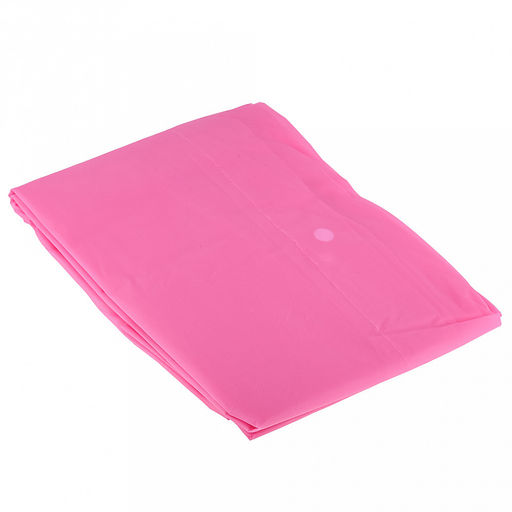 Дождевик-плащ 63х117см, на кнопках, EVA, цвета в ассортименте: голубой; фиолетовый, в п/эт пакете (Китай)