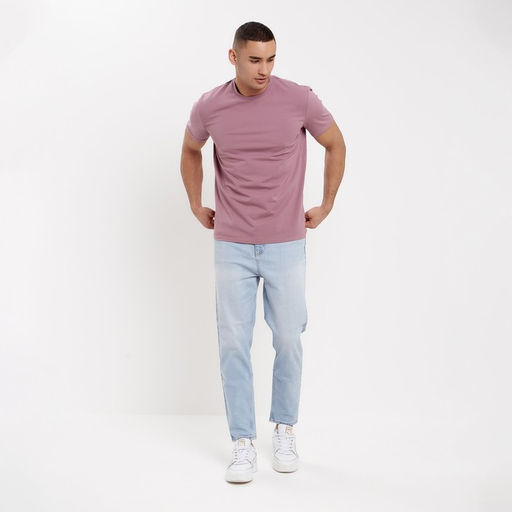 Футболка мужская MINAKU REGULAR FIT: пурпурная, р-р 44