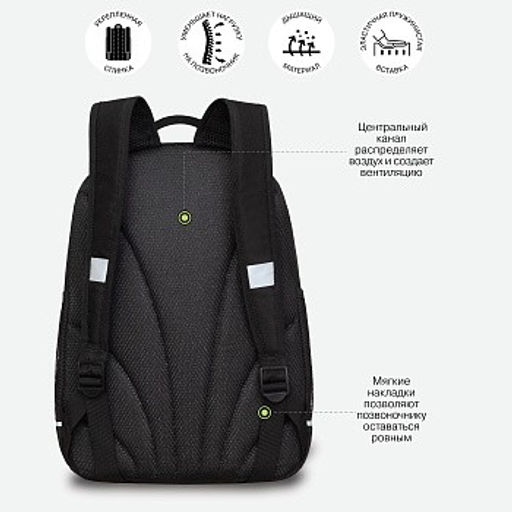 RG-463-5 Рюкзак школьный с обвесом - Grizzly фото 19