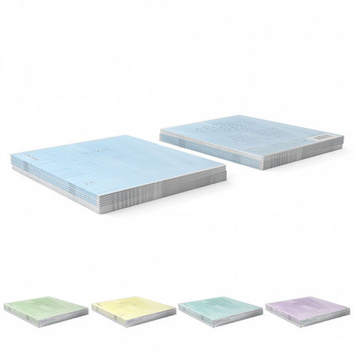 Цена за 160 шт. Тетрадь школьная ученическая ErichKrause Классика Visio ассорти, 24 листа, линейка (в плёнке по 10 шт.) фото 20