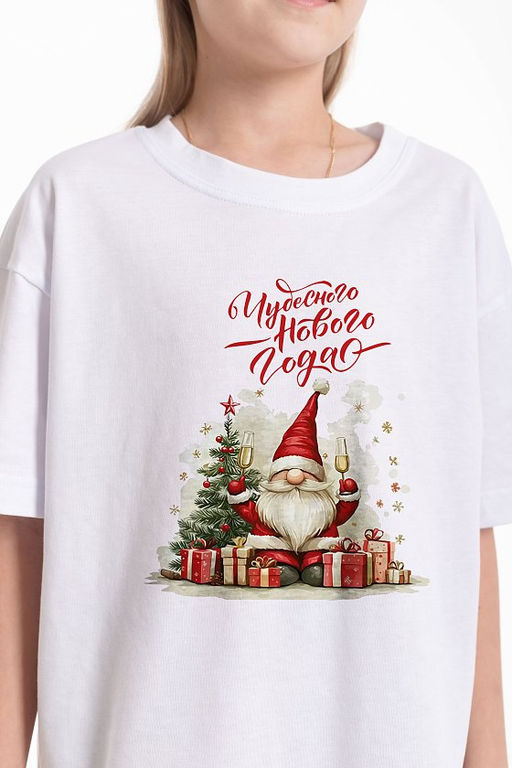 Футболка М225118Пб белый - Елена фото 2