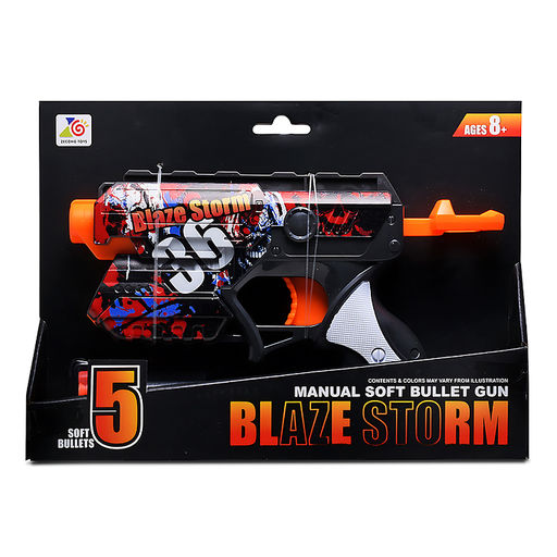 Бластер "Миссия в Гаити" с мягкими пулями, в коробке