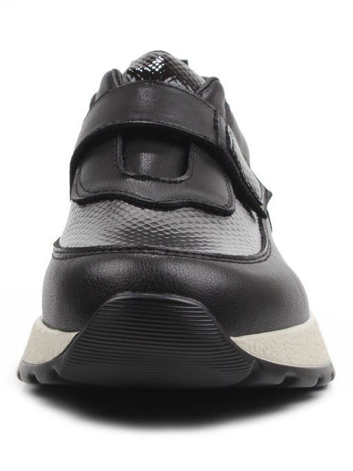 03-A238-1 BLACK Кроссовки женские (натуральная кожа)