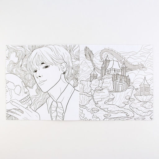 Цена за 3 шт. Раскраска-антистресс «Мир Аниме»