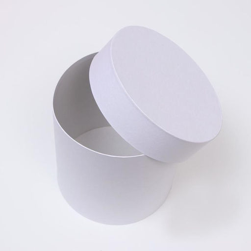 Набор круглых коробок 3 в 1 Краски, белые, 18 х 18 х 18 - 14 х 14 х 14 см - UPAK LAND фото 3