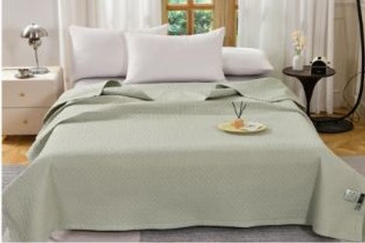 Покрывало Koloco стеганное 159-38 КРЕМОВЫЙ