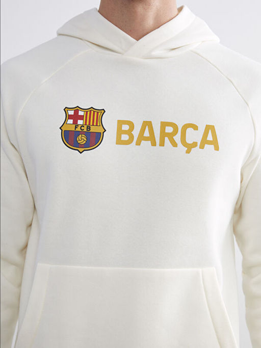 Barcelona Bask?l? Erkek Hoodie